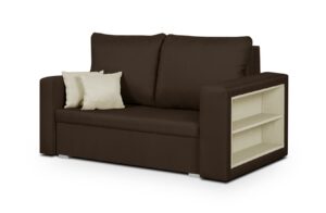 Sofa kanapa 2 os z funkcją spania PABLO1 brązowy