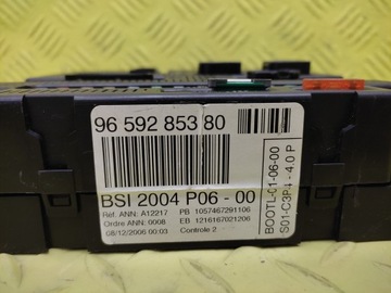 PEUGEOT 207 1.6 HDI MODUŁ SKRZYNKA BSI 9659285380