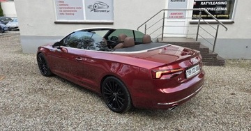 Audi A5 F5 Cabrio 2.0 TFSI 252KM 2018 Audi A5 Cabrio 2,0 benzyna 252 KM Quattro NAVI Full LED zarejestrowany 2.0, zdjęcie 3