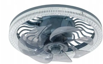 LAMPA WISZĄCA WENTYLATOR SUFITOWY WIATRAK LAMPA LED E27