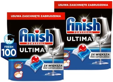 FINISH Kapsułki do zmywarki Ultimate All in One Zestaw XXL 200 sztuk