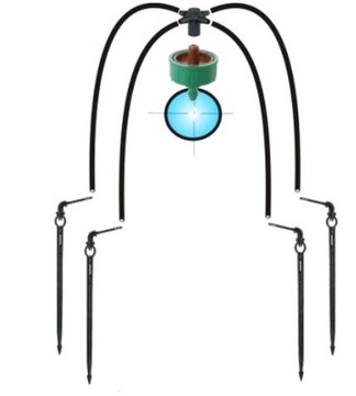 10шт RB CLICK TIF DRIPPER 8л/ч ЗЕЛЕНЫЙ ЭМИТЕР