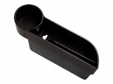 КОЖАНЫЙ ОТДЕЛИТЕЛЬ ДЛЯ АВТОМОБИЛЯ МЕЖДУ СИДЕНЬЕМ, ДЕРЖАТЕЛЕМ ДЛЯ КРУЖКИ, ТЕЛЕФОНОМ