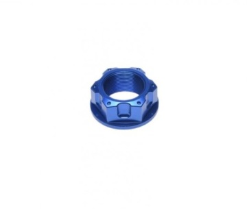 NAKRĘTKA PÓŁKI WIDELCA M22x1,00mm NIEBIESKA