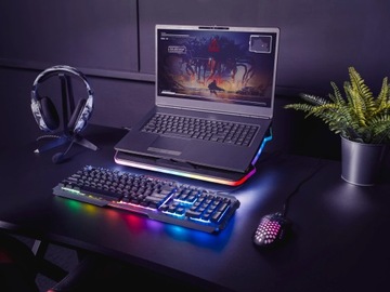 ПОДСТАВКА ДЛЯ НОУТБУКА 17,3 ДЮЙМА СВЕТОДИОДНАЯ ИГРОВАЯ ОХЛАЖДАЮЩАЯ ПОДСТАВКА ДЛЯ ГЕЙМЕРОВ