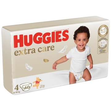 Подгузники HUGGIES Extra Care 4 (8-16кг) 60 шт