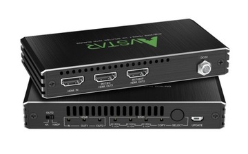 HDMI 2.1 Splitter AVstar 4K@120Hz VRR/EDID/Downscale/HDR Dolby Vision Ł456