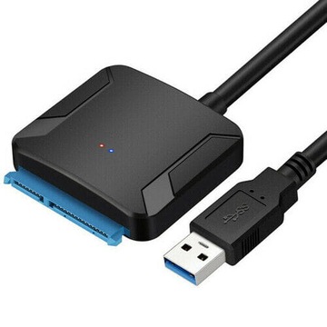 Адаптер USB 3.0 SATA для 2,5-дюймовых жестких дисков SSD + блок питания 12 В