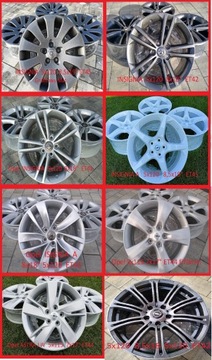 4× DISK HLINÍK OPEL OE 13367272 7.0" X 17" 5X115 ET 44