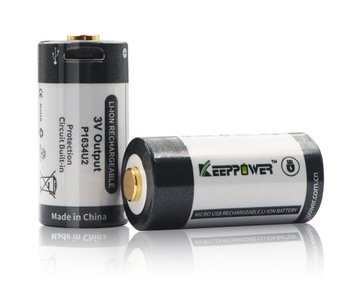 КП ICR16340-100PCM 1000 мАч Li-ION m-USB 3,0 В