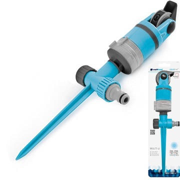 МНОГОСЕКТОРНЫЙ СПРИНКЛЕР CELLFAST, ВРАЩАЮЩИЙСЯ НА 360 ГРАДУСОВ, ПОЛИРОВКА САДОВ