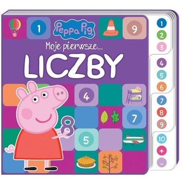 Świnka Peppa Moje pierwsze Liczby Książka 18m+