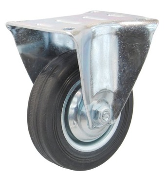 (284)Koło metalowo gumowe stałe 125 mm