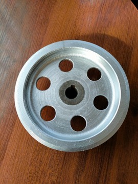 алюминиевый шкив с 2 ремнями