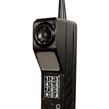 Vintage telefon, model telefonu ular, stara czerń