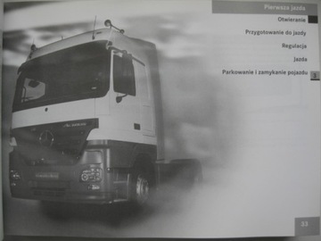 MERCEDES ACTROS MP2 instrukcja obsługi Actros PL