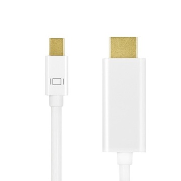 Kabel mini DisplayPort do HDMI,4K 1m Biały