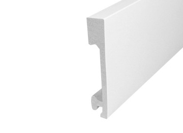 LISTWA PRZYPODŁOGOWA POLISTYREN PCV uhd (nie mdf) 15x80mm dł. 200cm biała