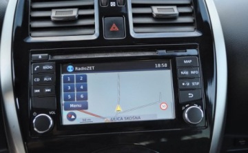 Nissan Micra IV Hatchback 5d Facelifting 1.2 80KM 2017 Nissan Micra 1.2 Benzyna Klimatyzacja Nawigacja 1.2 Benzyna 80KM, zdjęcie 20