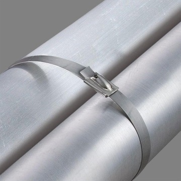 Opaski Zaciskowe Kablowe Trytytki Nierdzewne Metalowe 4,6X200 100szt 20 cm