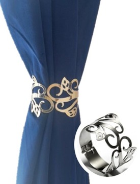 UPIĘCIA do ZASŁON SPINKI KLAMRY do FIRAN OZDOBY