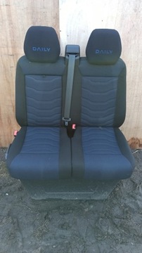 Fotel Iveco Daily 14+ Kanapa Ławka Podwójny