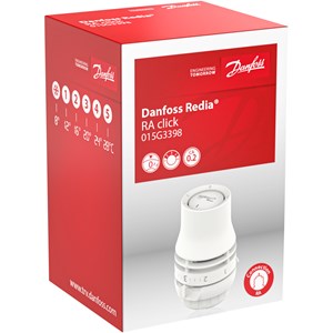 Термостатическая головка Danfoss Redia RA Click | ВСТРОЕННЫЙ ДАТЧИК С НАСТРОЙКОЙ
