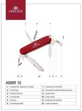 Карманный нож Gerlach Assist 12.