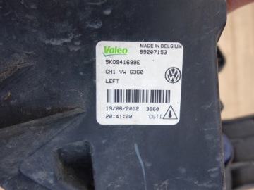 ГАЛОГЕН VW GOLF VI GTI 5KO ЛЕВЫЙ 5K0941699E