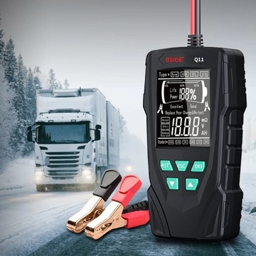 Тестер автомобильного аккумулятора 12 В 24 В с дисплеем BSIDE Q11