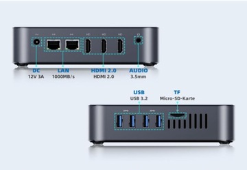 DreamQuest Mini PC W11 Intel 12. Gen N95 16 GB DDR4 RAM 512 GB SSD
