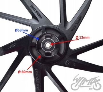 ОБОД ПЕРЕДНЕГО КОЛЕСА 17x1,85 ДЛЯ JUNAK 904