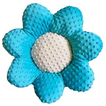 Poduszka Kwiatek 50 cm minky dekoracyjna ozdobna KWIAT MAXI