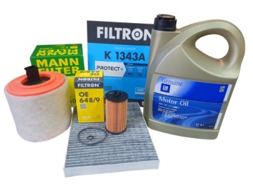 ZESTAW FILTRÓW I OLEJ do OPEL ASTRA K 1,6 CDTi