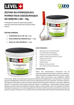 Folia w płynie 7kg Wałek Malarski Hydroizolacja