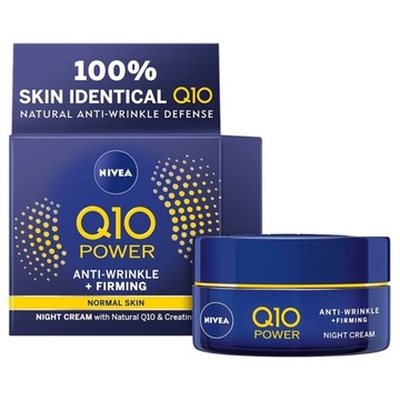 NIVEA Q10 POWER Krem przeciwstarzeniowy do twarzy na noc 50 ml