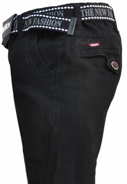 FROG строгие черные брюки чинос, РЕЗИНА, размер 122/128