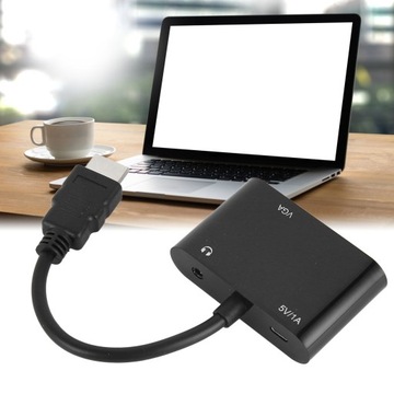 Мультимедийный интерфейс HD к адаптеру мультимедийного интерфейса VGA KN