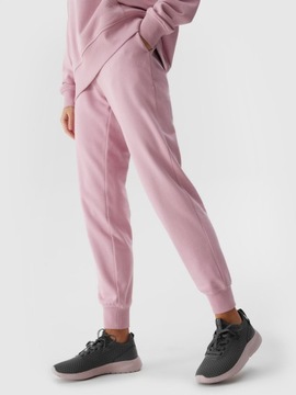 СПОРТИВНЫЕ БРЮКИ ЖЕНСКИЕ 4F СПОРТИВНЫЕ БРЮКИ ИЗ ХЛОПКА С КАРМАНАМИ SS24F606