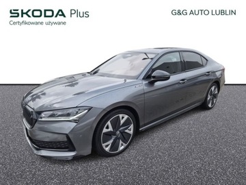 Skoda Superb IV Liftback 2.0 TDI 193KM 2025 Skoda Superb Sportline 2,0 TDI 142 kW 7-biegowa DSG 4x4 Canton Graphite DC