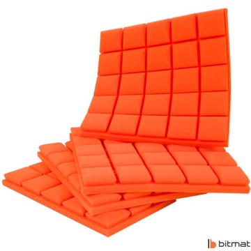 Panel akustyczny do studia nagrań dobry dźwięk 5cm pokój dzienny gąbka mata