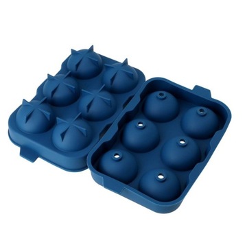 Силиконовая форма для кубиков льда. Форма для льда. Шарики для кубиков льда XXL.