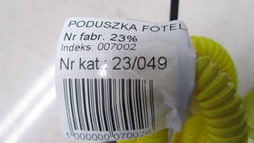 KORANDO III ULOŽENÍ AIRBAG SEDADLA PRAVÁ 10-