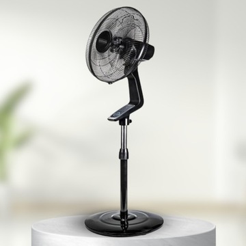 WENTYLATOR STOJĄCY 70 W WIATRAK PODŁOGOWY TIMER DO DOMU BIURA + pilot