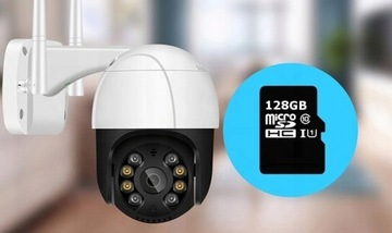 KAMERA OBROTOWA WiFi IP ZEWNĘTRZNA 4x ZOOM FULL HD 25 Fps