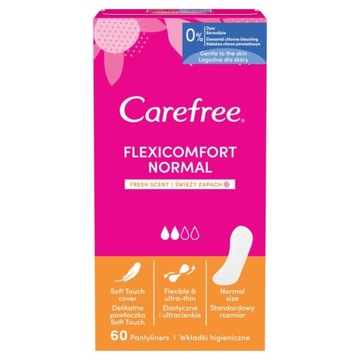 CAREFREE WKŁADKI 60SZT FLEXICOMFORT FRESH SCENT