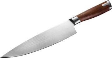 Японский универсальный кухонный нож, дамасская сталь