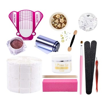 CLARESA Гибридный набор для ногтей, УФ/LED-лампа + гибридный лак для ногтей