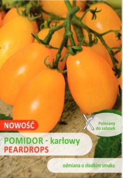 Pomidory Peardrops nasiona 0,3 g