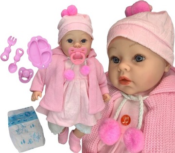 LALKA BOBAS BABY MÓWI ŚPIEWA SMOCZEK BORN JAK ŻYWA